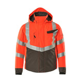 Mascot Hastings Safe Supreme zweif Warnwinterjacke – rot/anthrazit