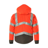 Mascot Hastings Safe Supreme zweif Warnwinterjacke – rot/anthrazit