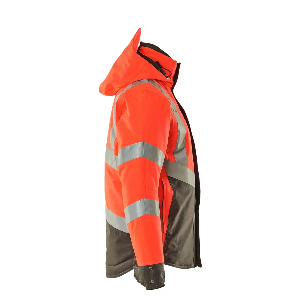 Mascot Hastings Safe Supreme zweif Warnwinterjacke – rot/anthrazit