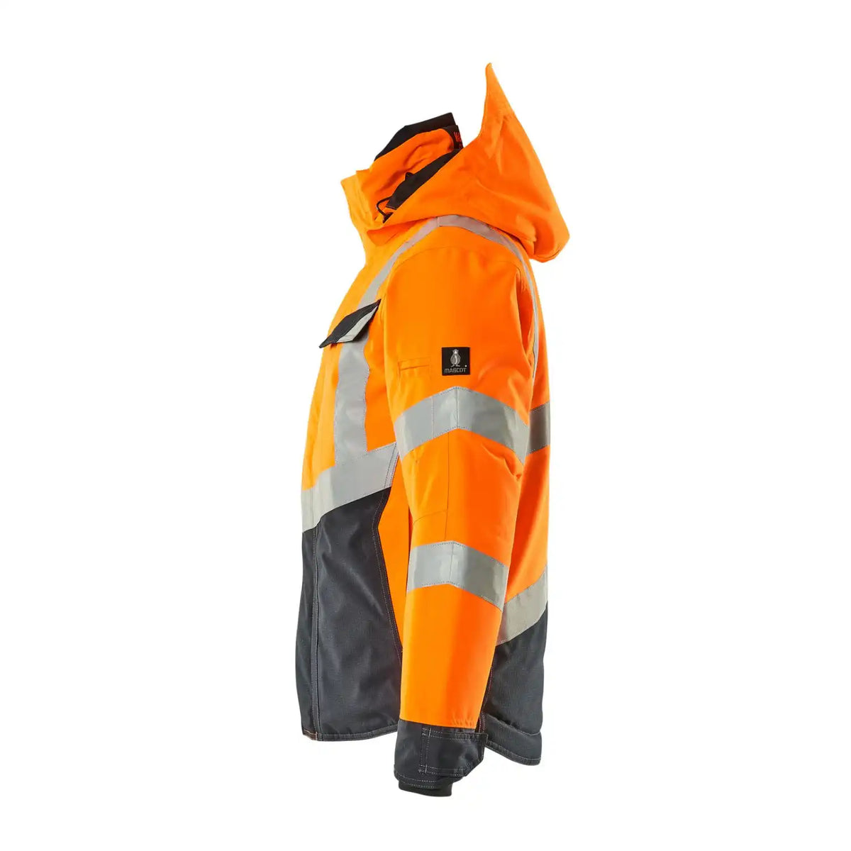 Mascot Hastings Safe Supreme zweif Warnwinterjacke – orange/schwarzblau