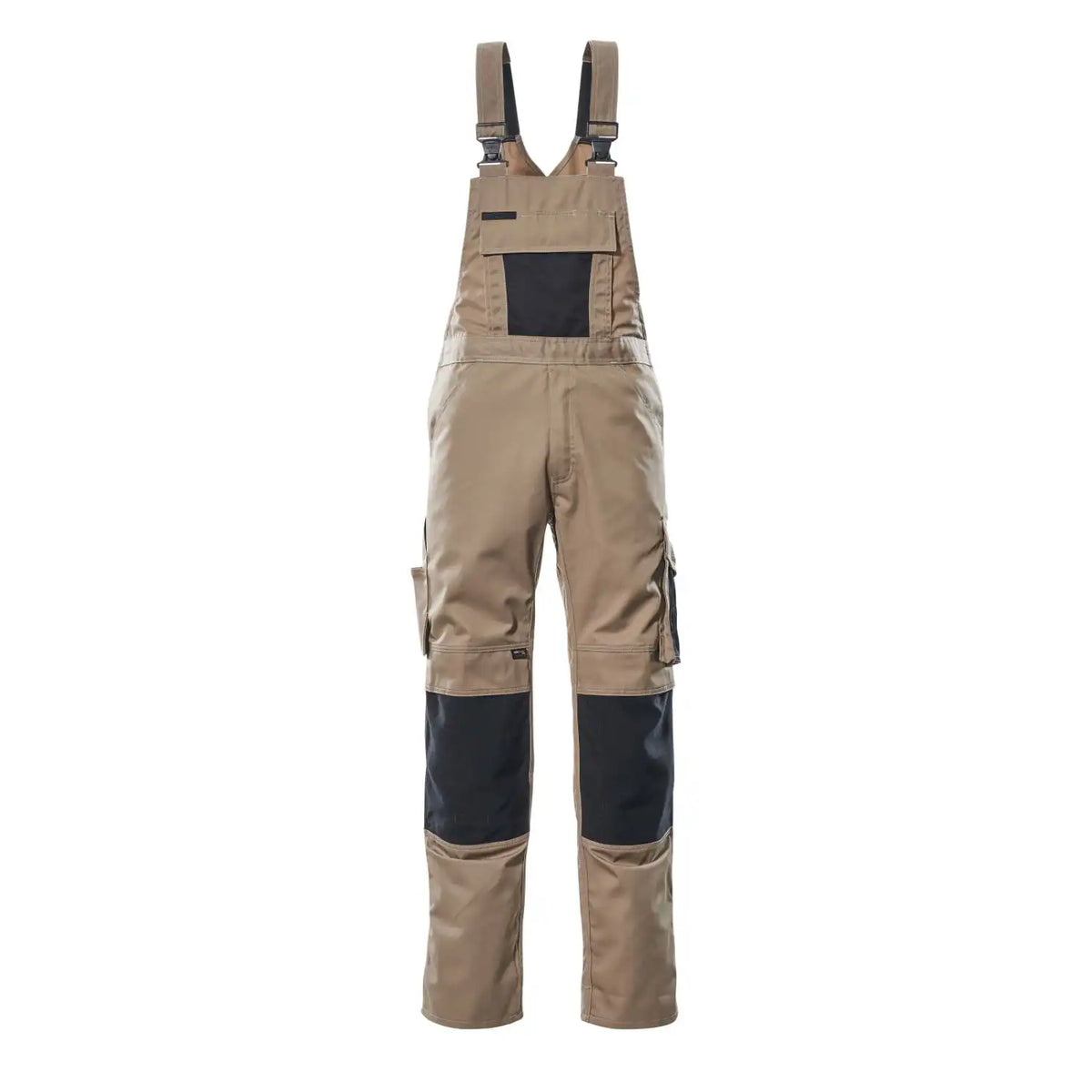 Mascot Augsburg Unique Latzhose – hellkhaki/schwarz
