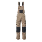 Mascot Augsburg Unique Latzhose – hellkhaki/schwarz