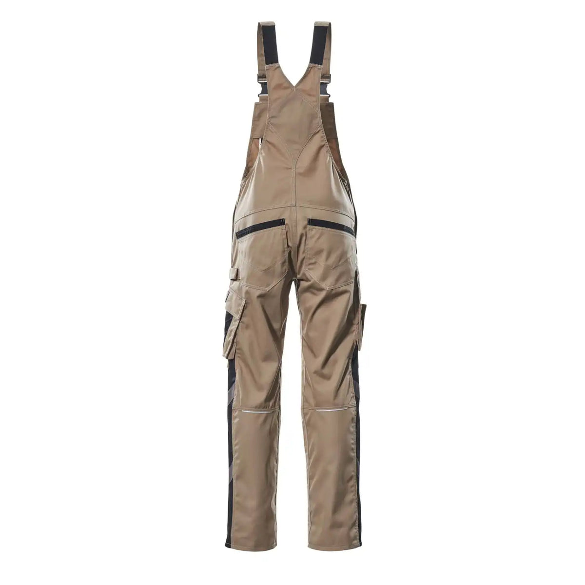 Mascot Augsburg Unique Latzhose – hellkhaki/schwarz