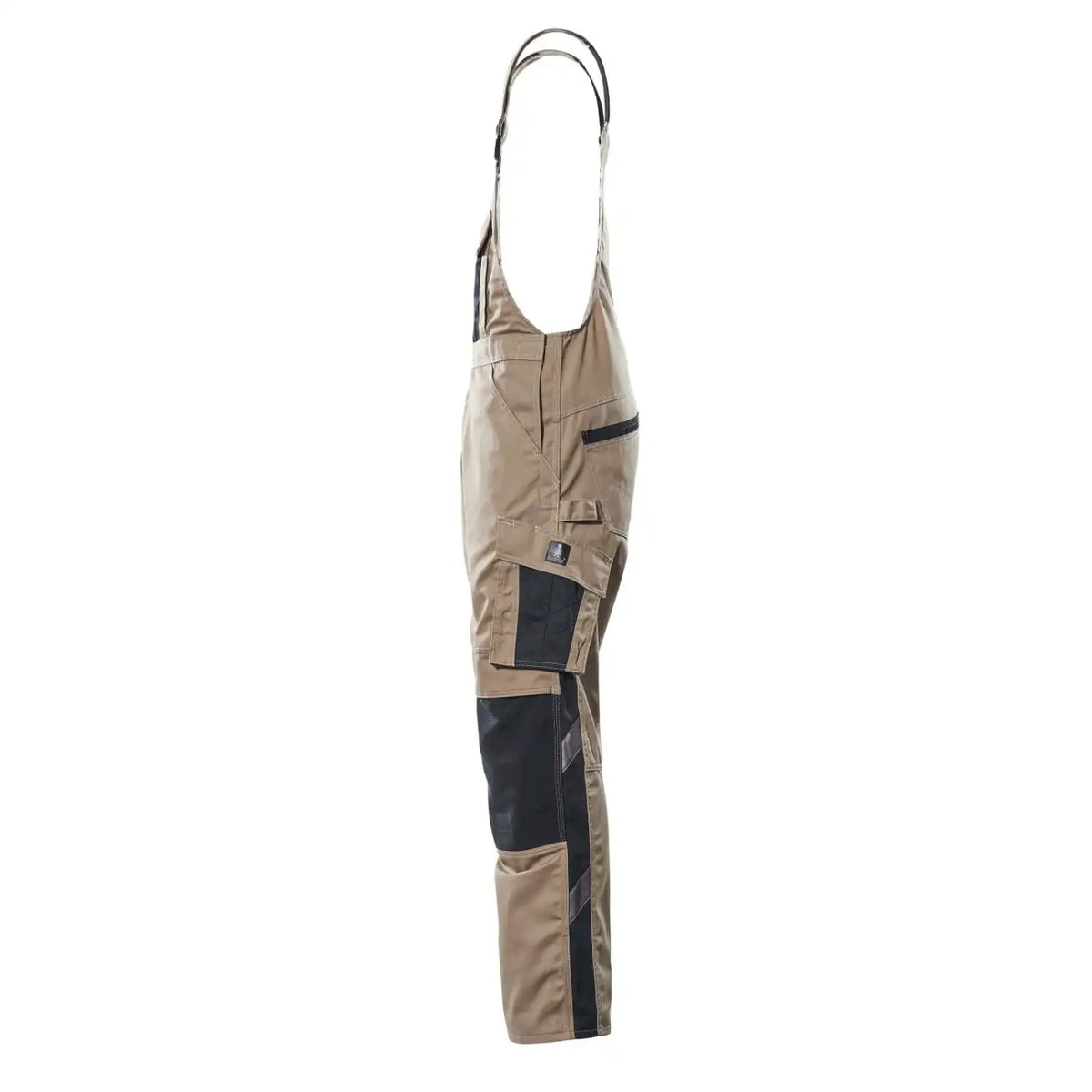 Mascot Augsburg Unique Latzhose – hellkhaki/schwarz
