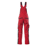 Mascot Augsburg Unique Latzhose – rot/schwarz