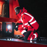 Mascot Accelerate Safe Warnschutz Winterjacke – rot/dunkelanthrazit
