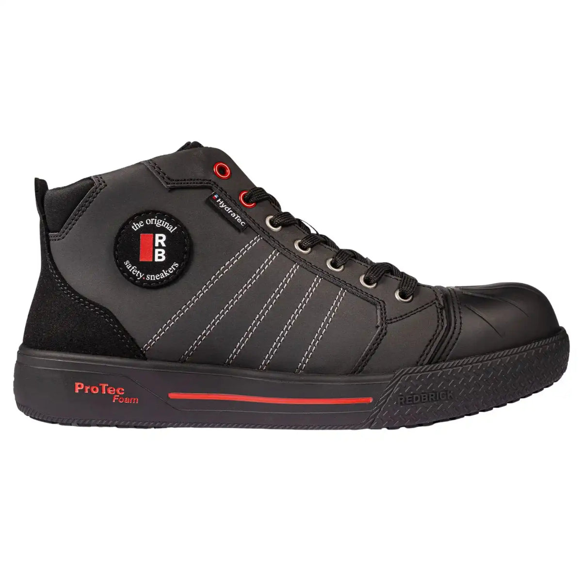 Redbrick Splash S7S Sicherheitshochschuhe schwarz – schwarz