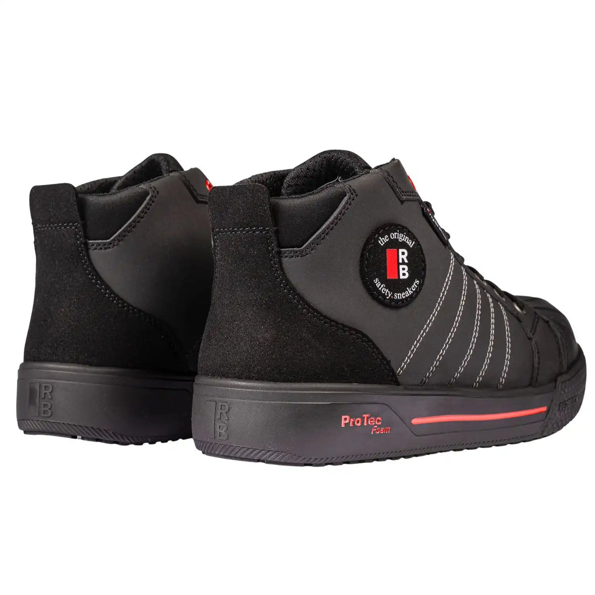 Redbrick Splash S7S Sicherheitshochschuhe schwarz – schwarz