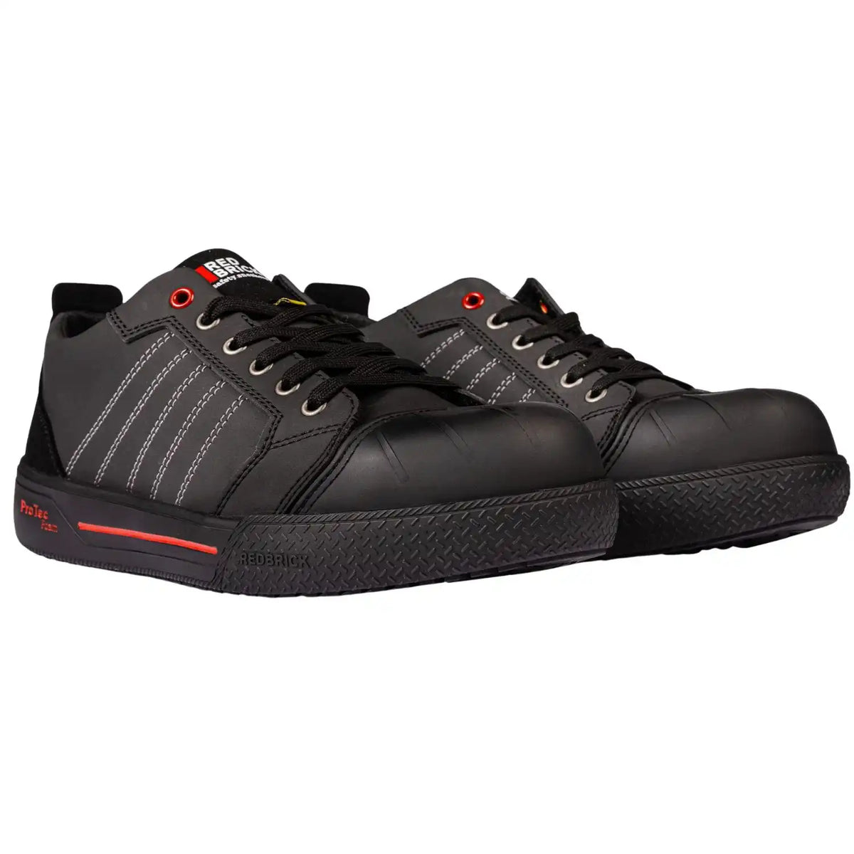 Redbrick Champ LOW S3S Sicherheitshalbschuhe schwarz – schwarz