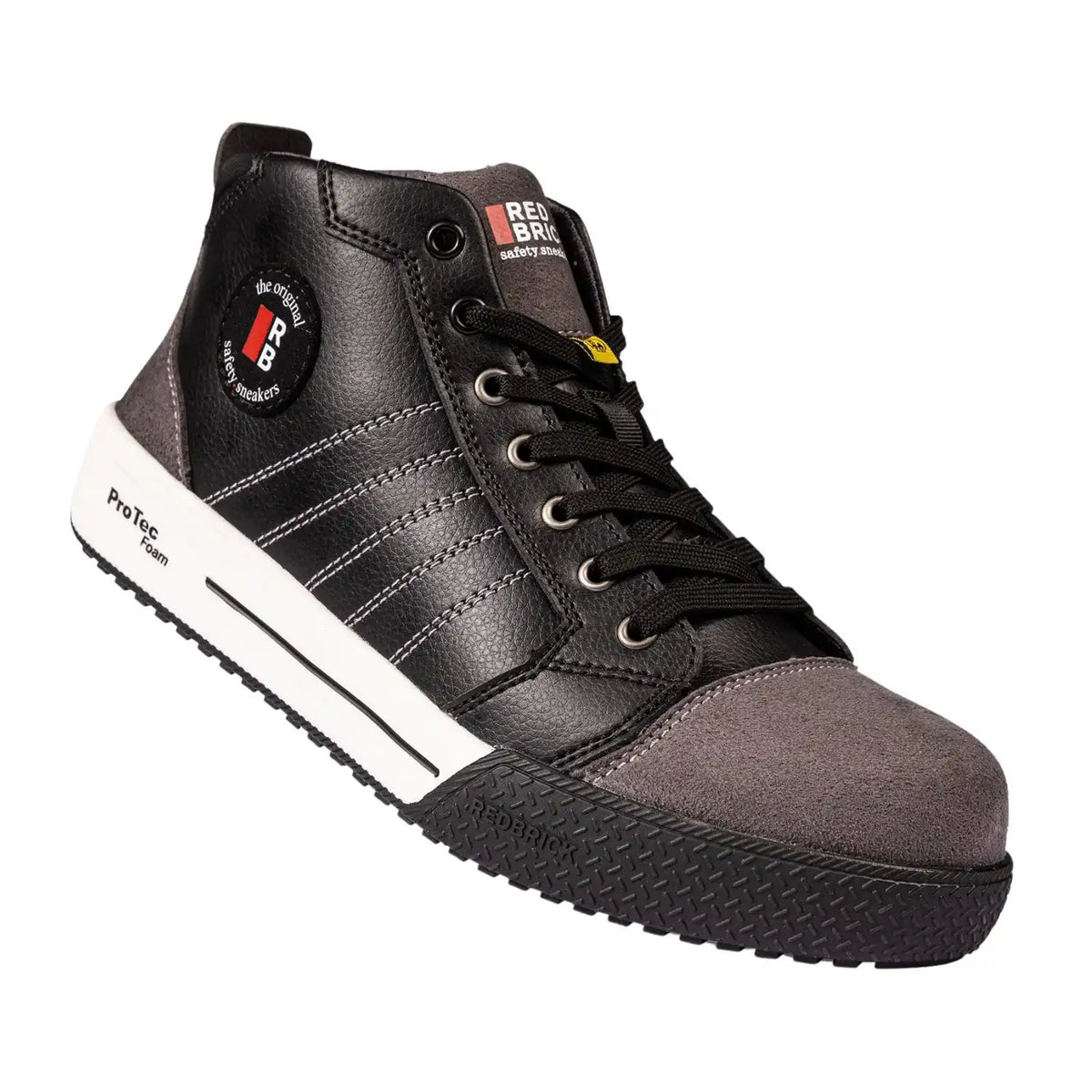Redbrick High S3S Sicherheitshochschuhe Dunk – schwarz