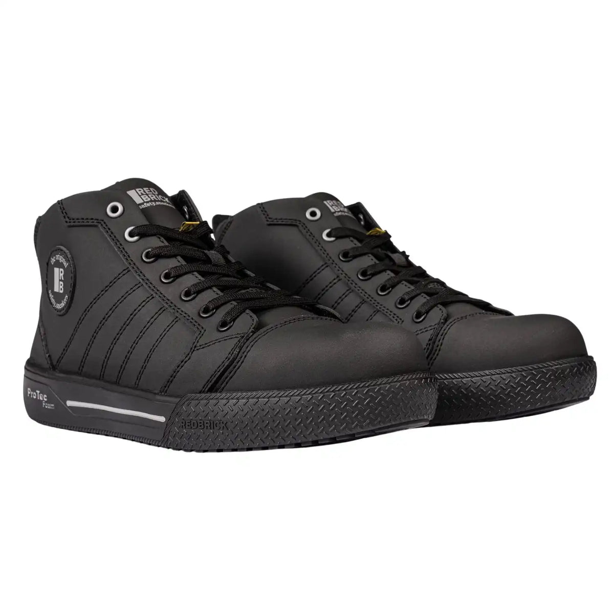 Redbrick Beater High S3S Sicherheitshochschuhe schwarz – schwarz