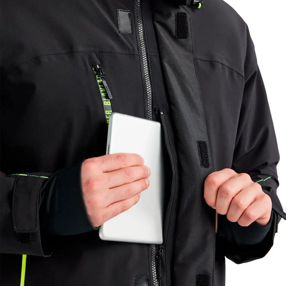 Blåkläder 4484 Stretch Winterjacke – schwarz/gelb