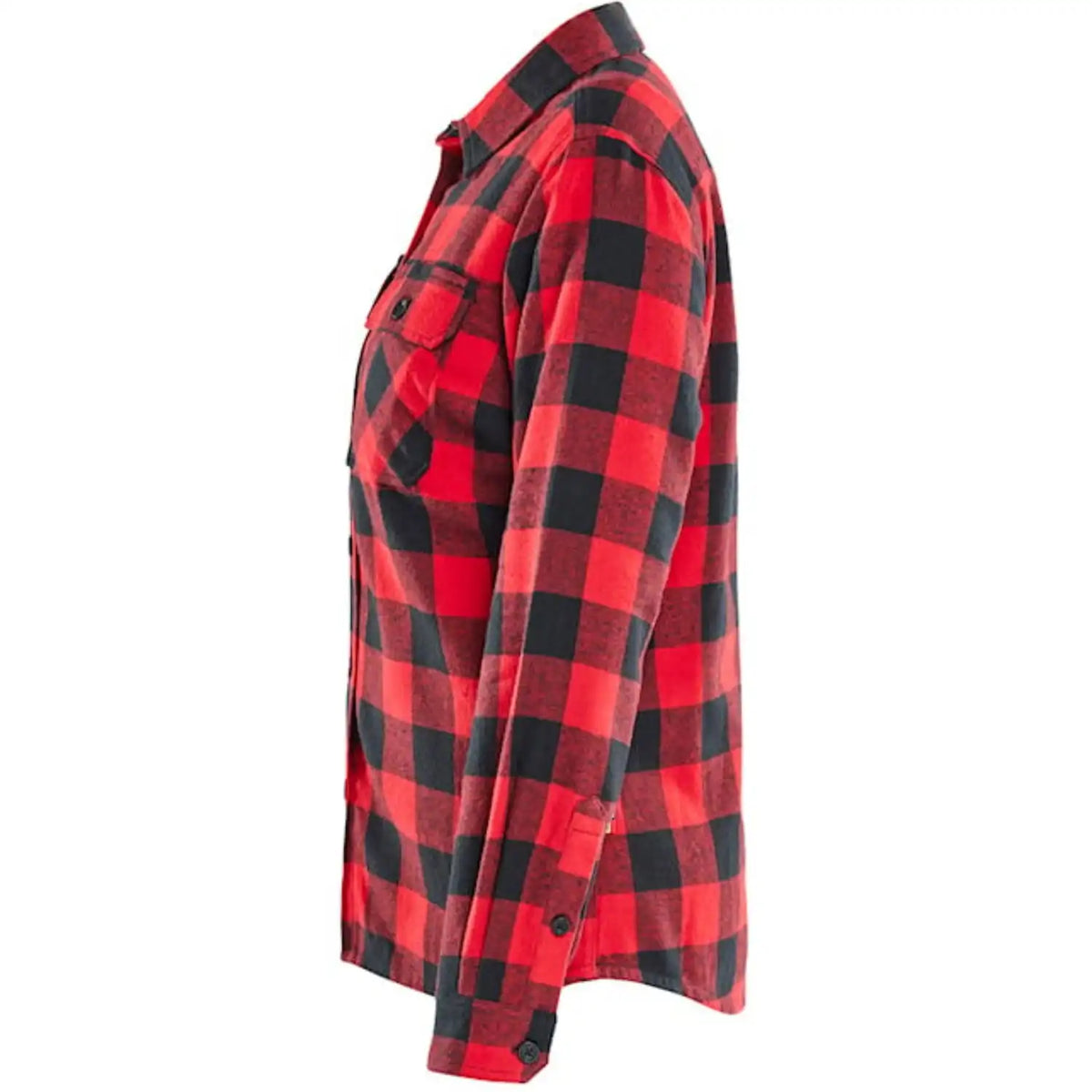 Blåkläder Damen Striker Flanellhemd – rot/schwarz