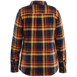Blåkläder Damen Striker Flanellhemd – rostrot/dunkelblau