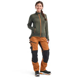 Blåkläder Damen Striker Fleecejacke – waldgrün/rost