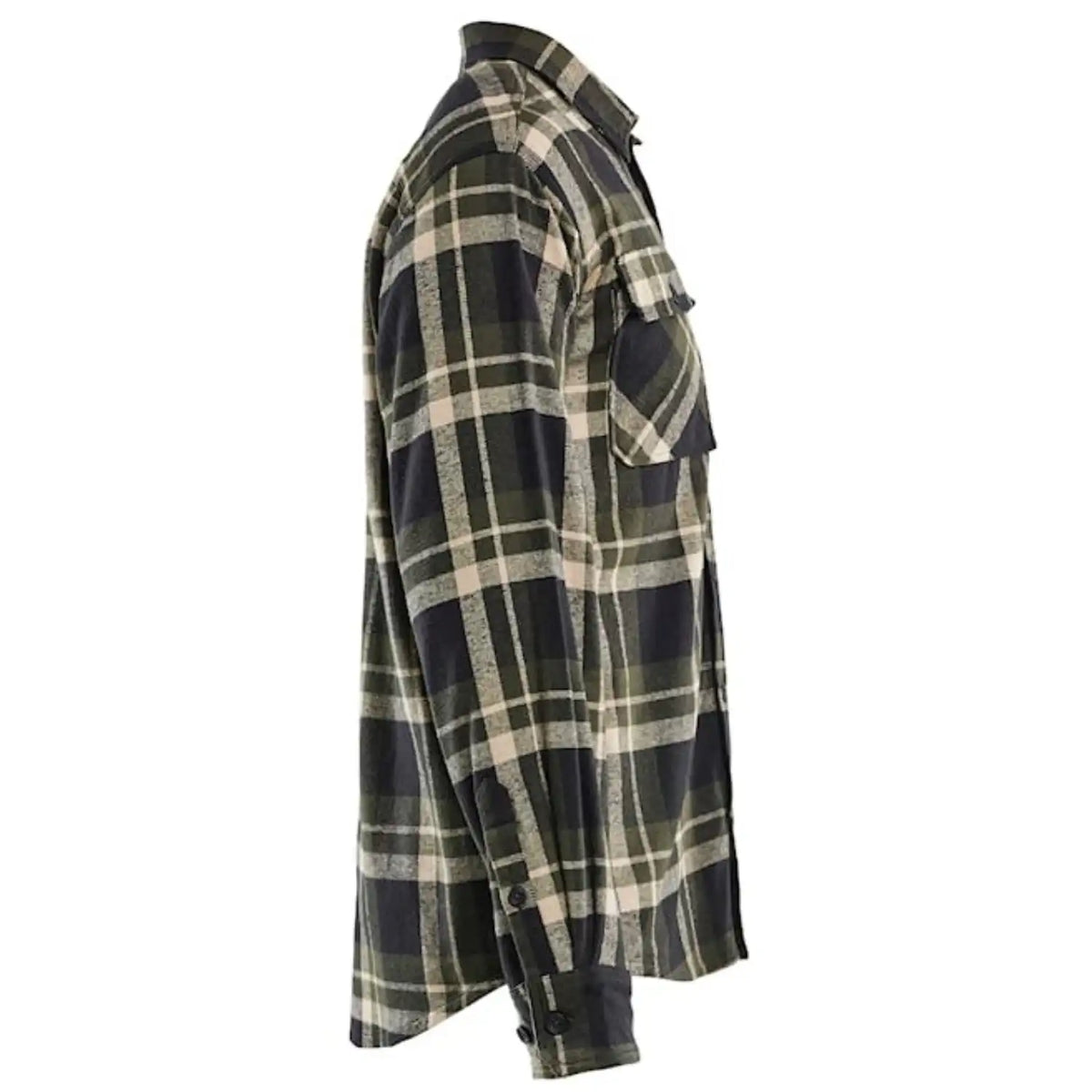 Blåkläder Striker Flanellhemd – waldgrün/schwarz
