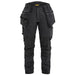 Blåkläder Damen Stretch 7170 Arbeitshose – schwarz/schwarz