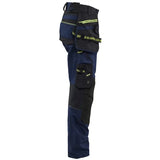 Blåkläder Damen Stretch 7170 Arbeitshose – dunkelmarine/gelb