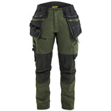 Blåkläder Damen Stretch 7170 Arbeitshose – waldgrün/schwarz