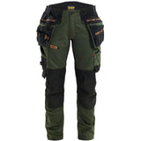Blåkläder Damen Stretch 7170 Arbeitshose – waldgrün/rost