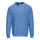 Portwest AS24 ESD Antistatik Sweatshirt – hellblau
