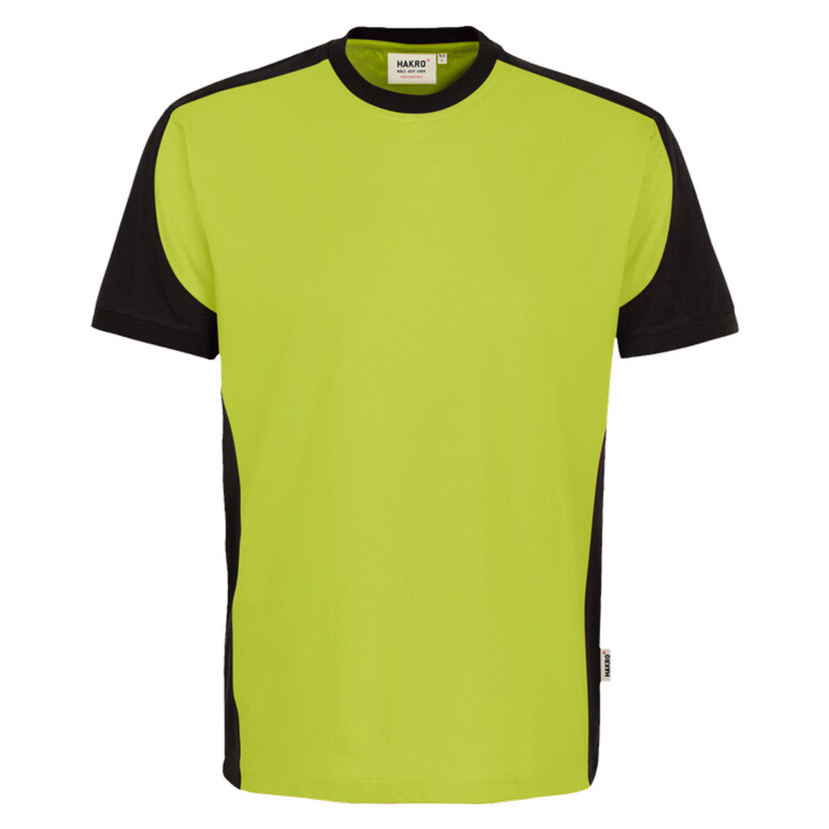 Hakro 590 T-Shirt Contrast Mikralinar Eco – kiwi