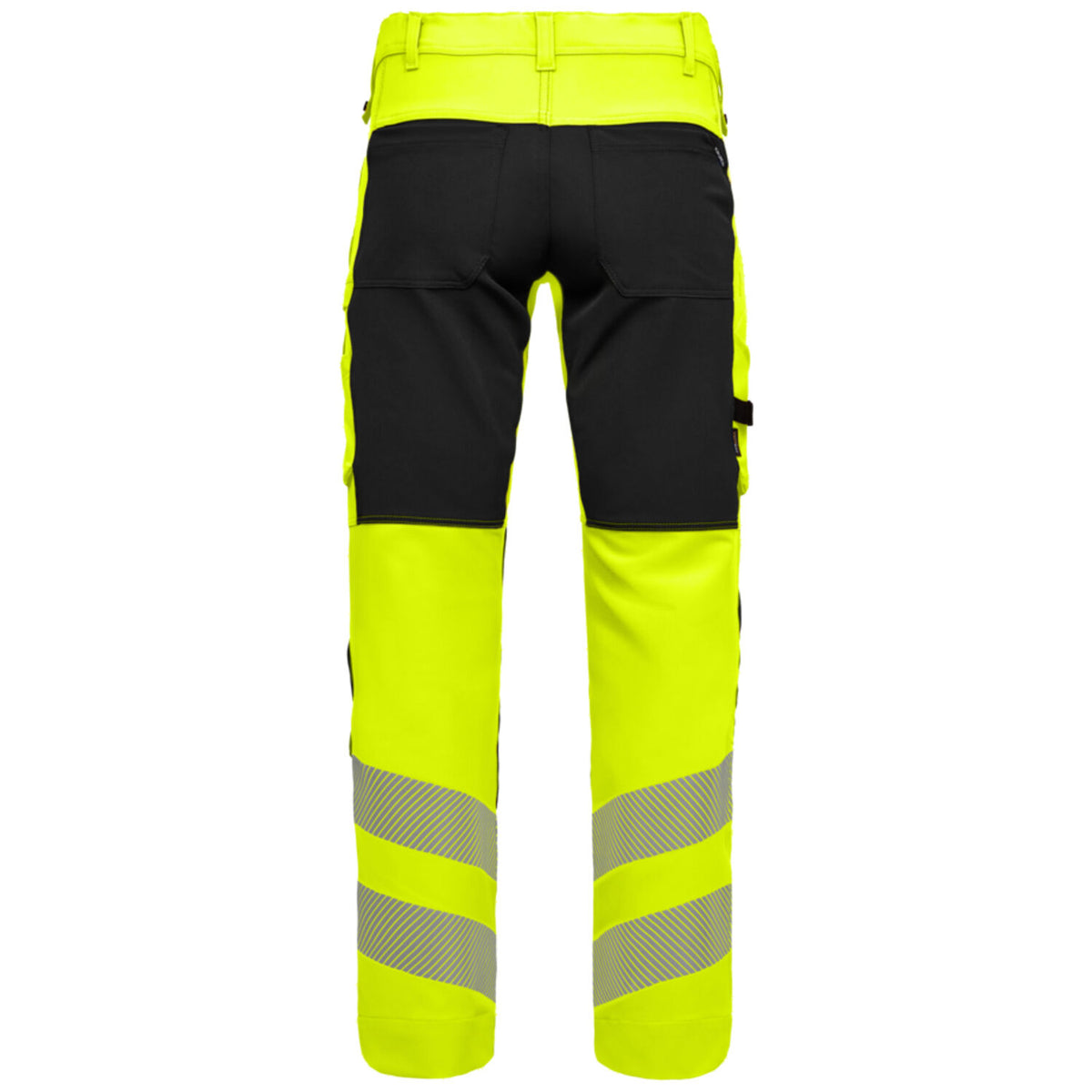 Engel 2345-124 Warnschutz Stretch Arbeitshose – gelb/schwarz