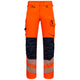 Engel 2345-124 Warnschutz Stretch Arbeitshose – orange/blau