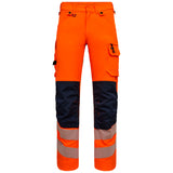 Engel 2345-124 Warnschutz Stretch Arbeitshose – orange/blau