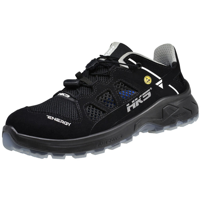 HKS ESD AirLite S1P Sicherheitshalbschuhe schwarz – schwarz