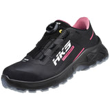 HKS Damen AirGuard BlackBOA S3 Sicherheitshalbschuh pink – schwarz