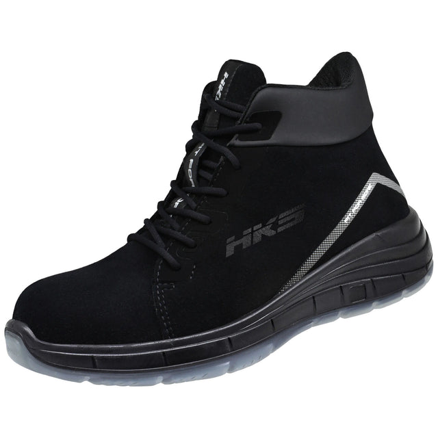 HKS Damen Tiger S3 Sicherheitshochschuhe schwarz – schwarz
