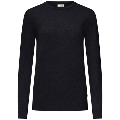 Hakro Damen 135 Pullover Premium-Baumwolle – schwarz