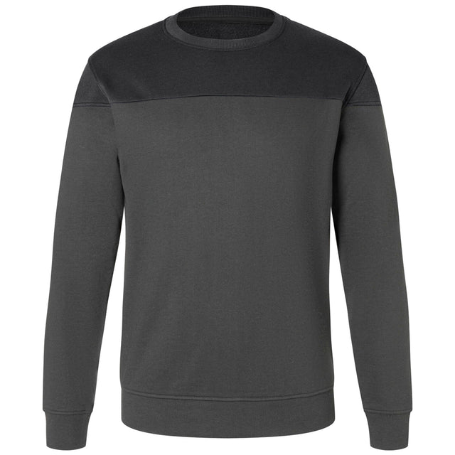 Kübler 5222 Sweatshirt – dunkelgrau/schwarz