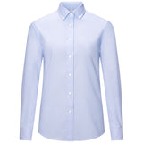 Hakro Damen 138 Bluse Oxford – himmelblau