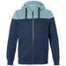 Kübler 5223 Sweatjacke – dunkelblau/hellblau