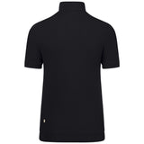 Hakro Damen 334 Zip-Shirt Mikralinar ECO – schwarz
