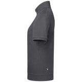 Hakro Damen 334 Zip-Shirt Mikralinar ECO – karbongrau