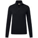 Hakro Damen 335 Langarm-Zip-Shirt Mikralinar – schwarz