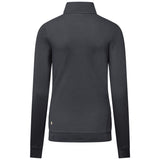 Hakro Damen 335 Langarm-Zip-Shirt Mikralinar – karbongrau