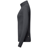 Hakro Damen 335 Langarm-Zip-Shirt Mikralinar – karbongrau