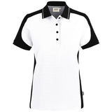 Hakro Damen 339 Contrast Poloshirt Mikralinar – weiß