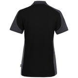 Hakro Damen 339 Contrast Poloshirt Mikralinar – schwarz