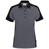 Hakro Damen 339 Contrast Poloshirt Mikralinar – anthrazit