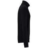 Hakro 535 Langarm-Zip-Shirt Mikralinar ECO – schwarz