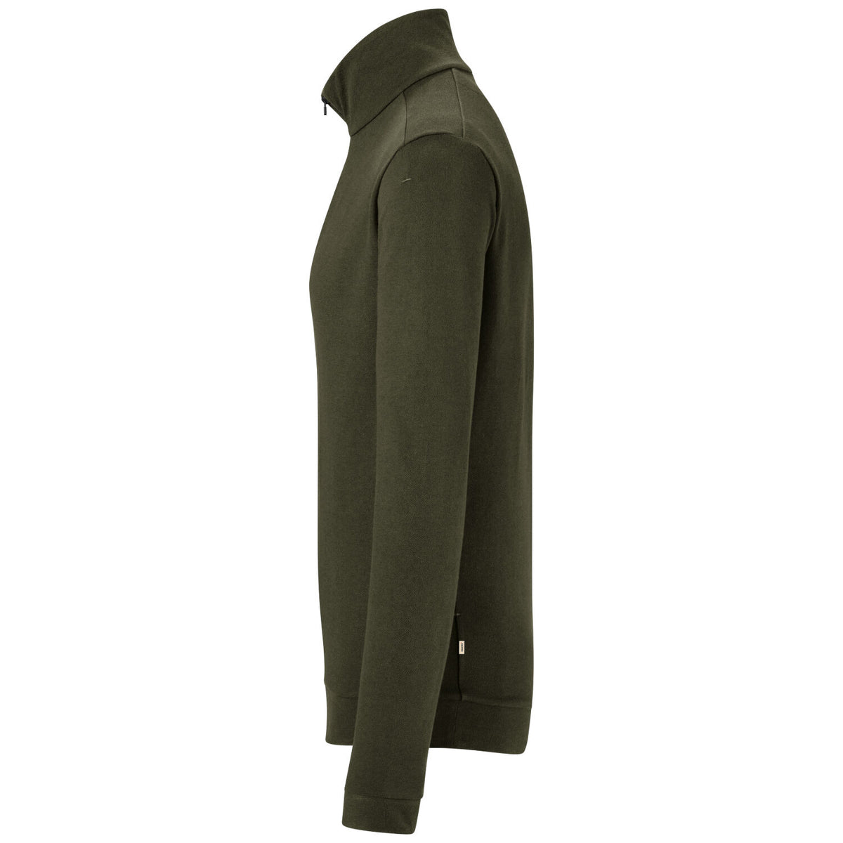 Hakro 535 Langarm-Zip-Shirt Mikralinar ECO – olive