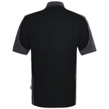 Hakro 539 Contrast Poloshirt Mikralinar ECO – schwarz