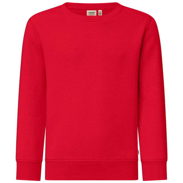 Hakro 541 Kinder Sweatshirt Bio-Baumwolle – rot