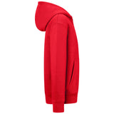 Hakro 565 Kinder Sweatjacke Bio-Baumwolle – rot