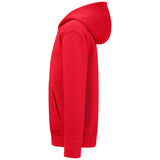 Hakro 565 Kinder Sweatjacke Bio-Baumwolle – rot